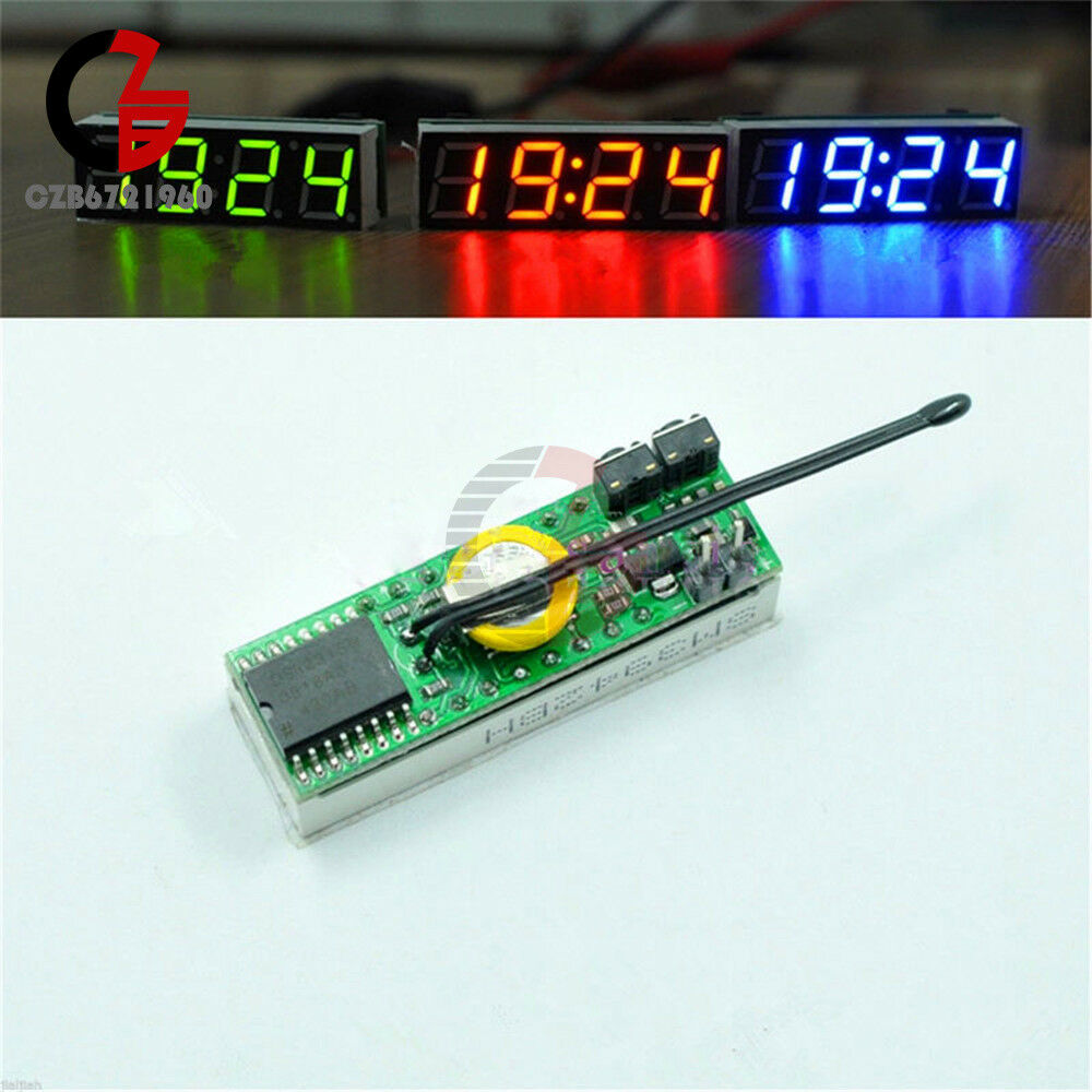 3 in 1 LED DS3231SN Digital Clock Temperature Voltage Module DIY Electronic Red