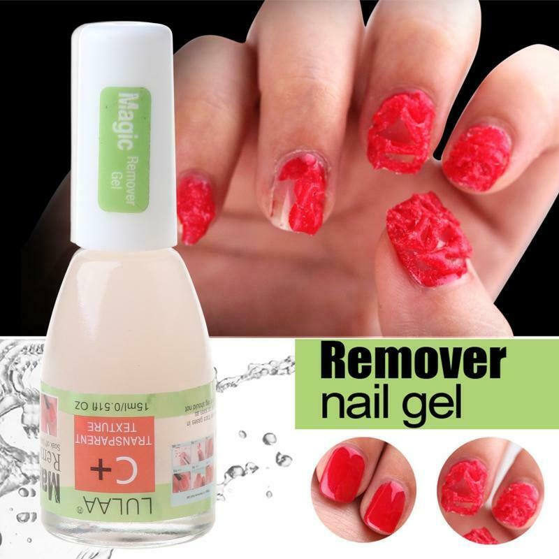 15ml Nail Polish Remover UV Gel Soak Off Removal Manicure Cleaner Tool