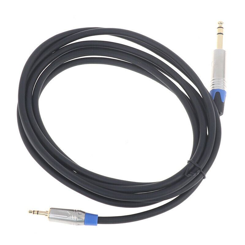 6.35mm to 3.5mm Jack Audio Stereo Cable HiFi Male to Male with Nylon BraidFCA
