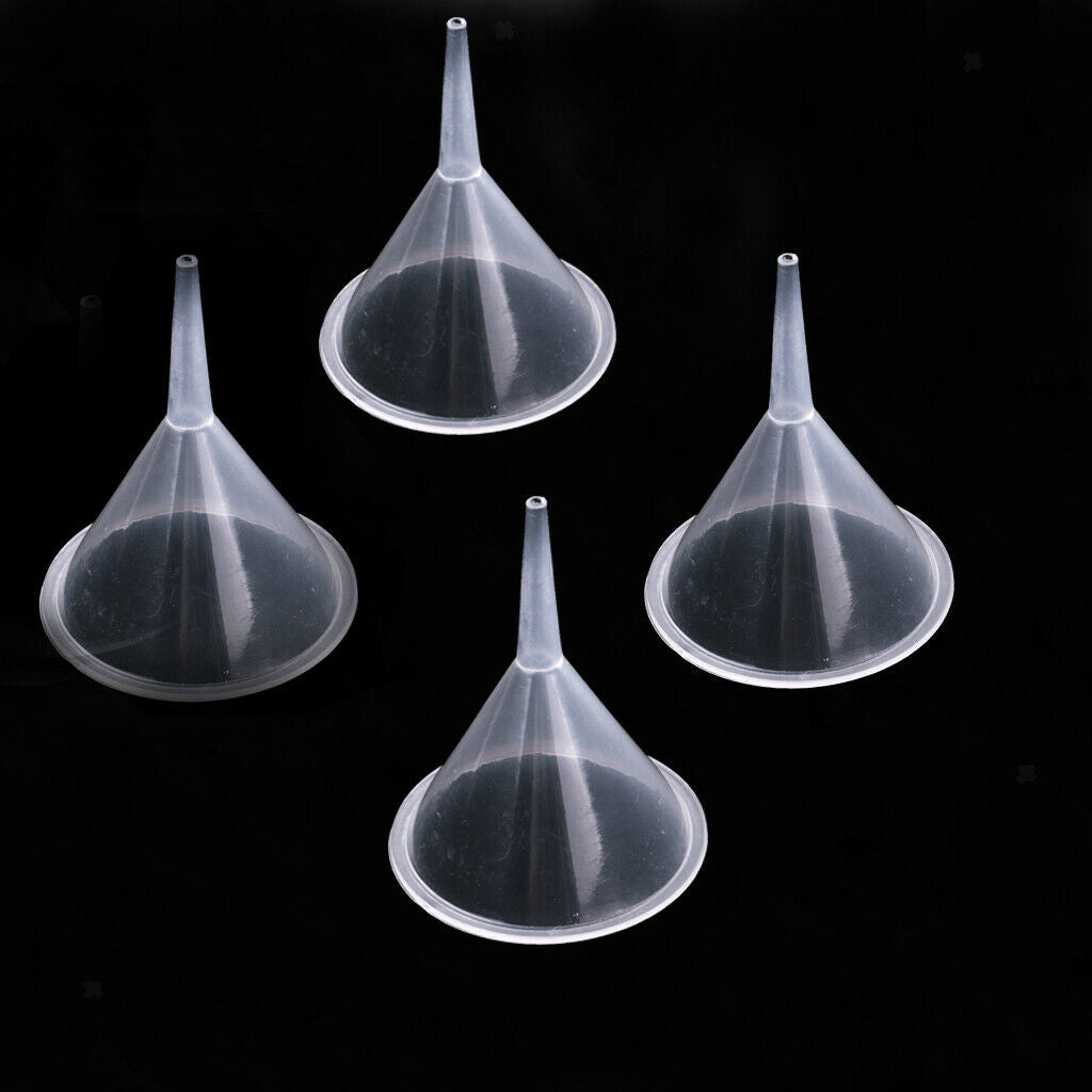 4Pcs Multipurpose Funnels Pet Urn Funnels Filling Small Water Bottles Dia.