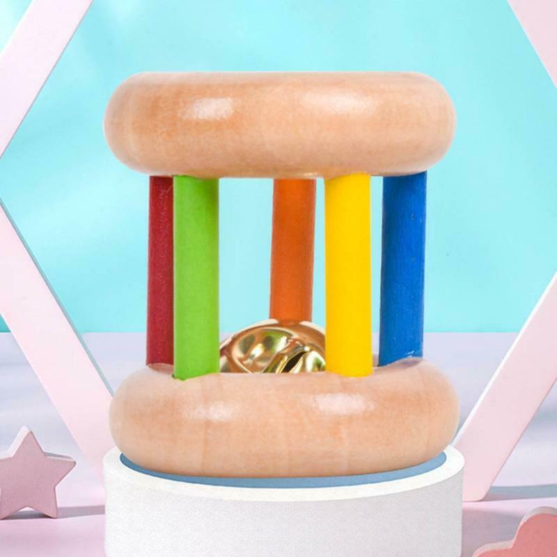 Baby Finger Training Bright Colorful Design Rotating Rattle Cartoon Water Toys