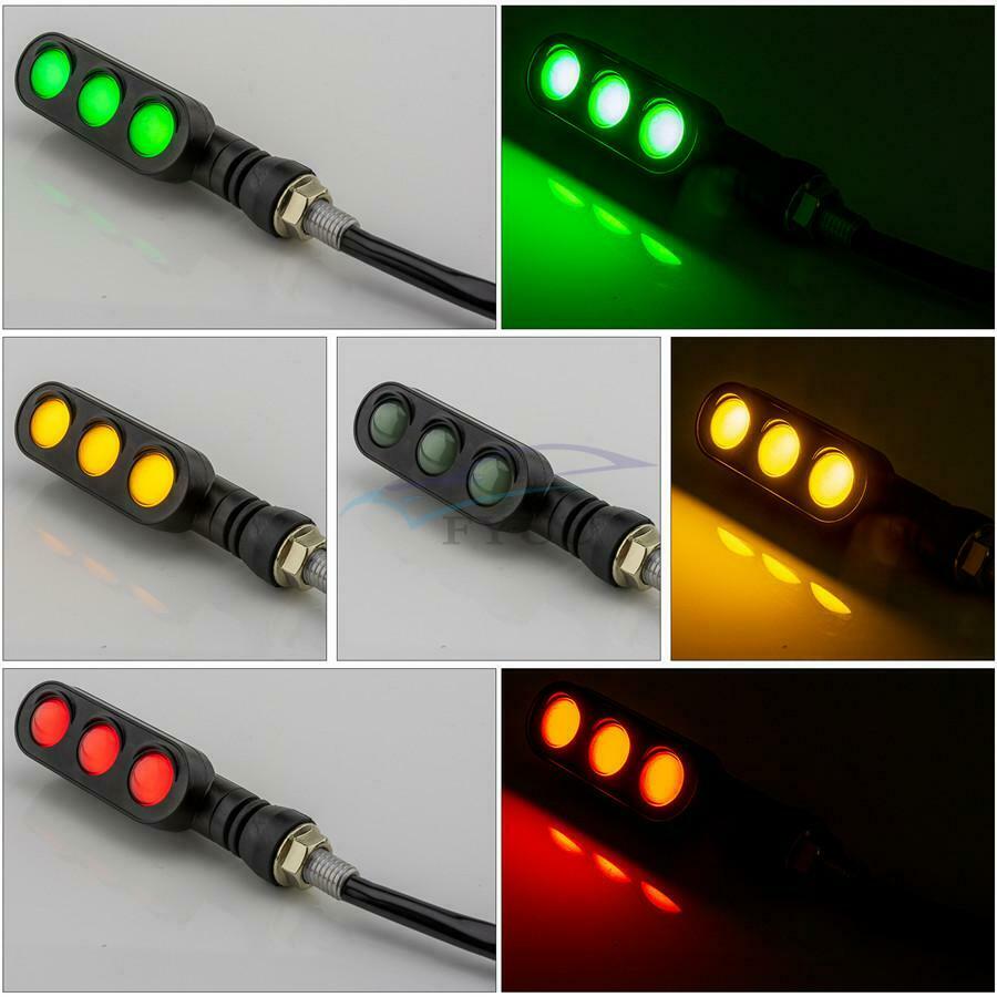 1 Pair Universal Motorcycle LED Indicator Turn Signal Lamp/ DRL/ Brake Tail Lamp