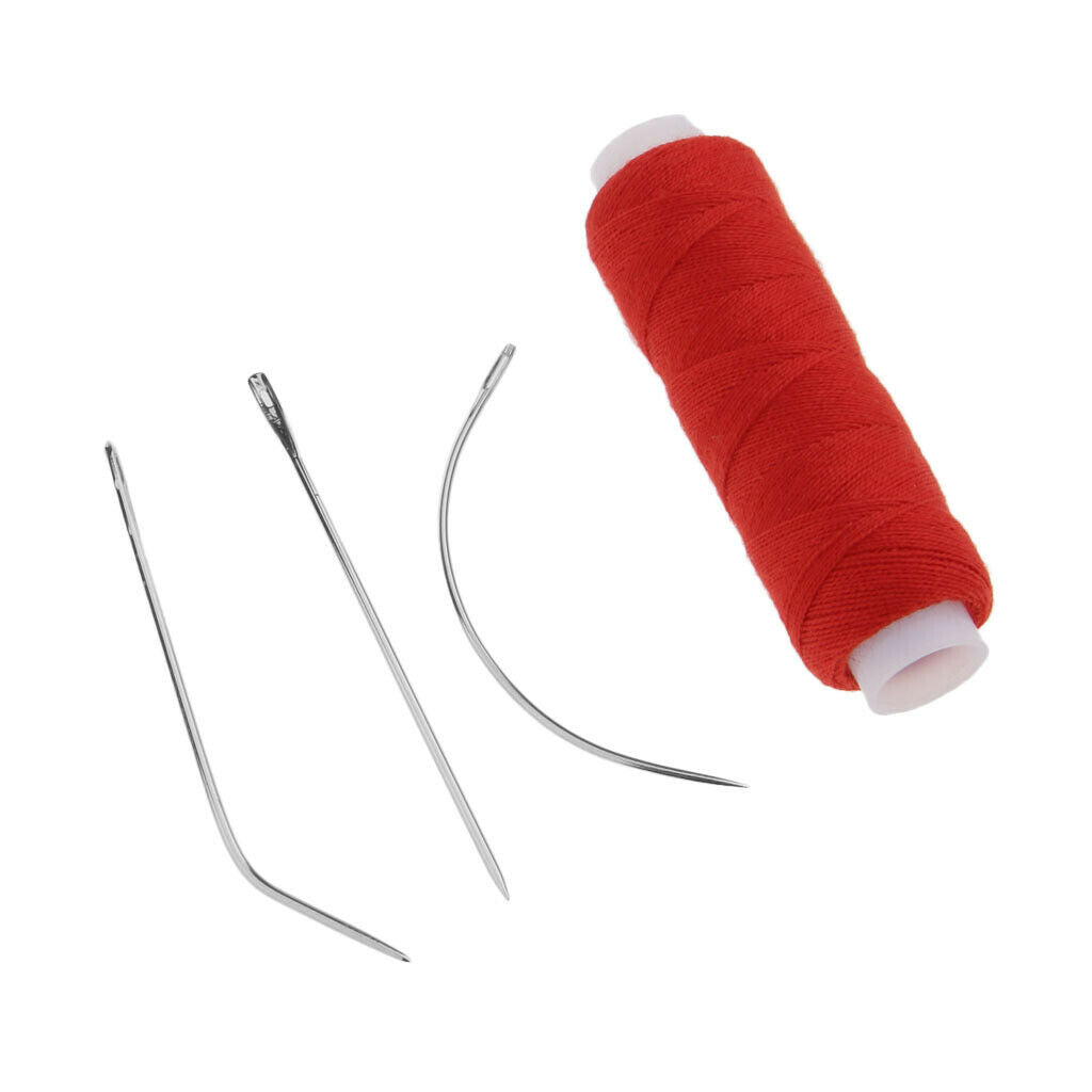 7pcs Cotton Hair Track Weft Weaving Sew Decor Thread for Hair Extension
