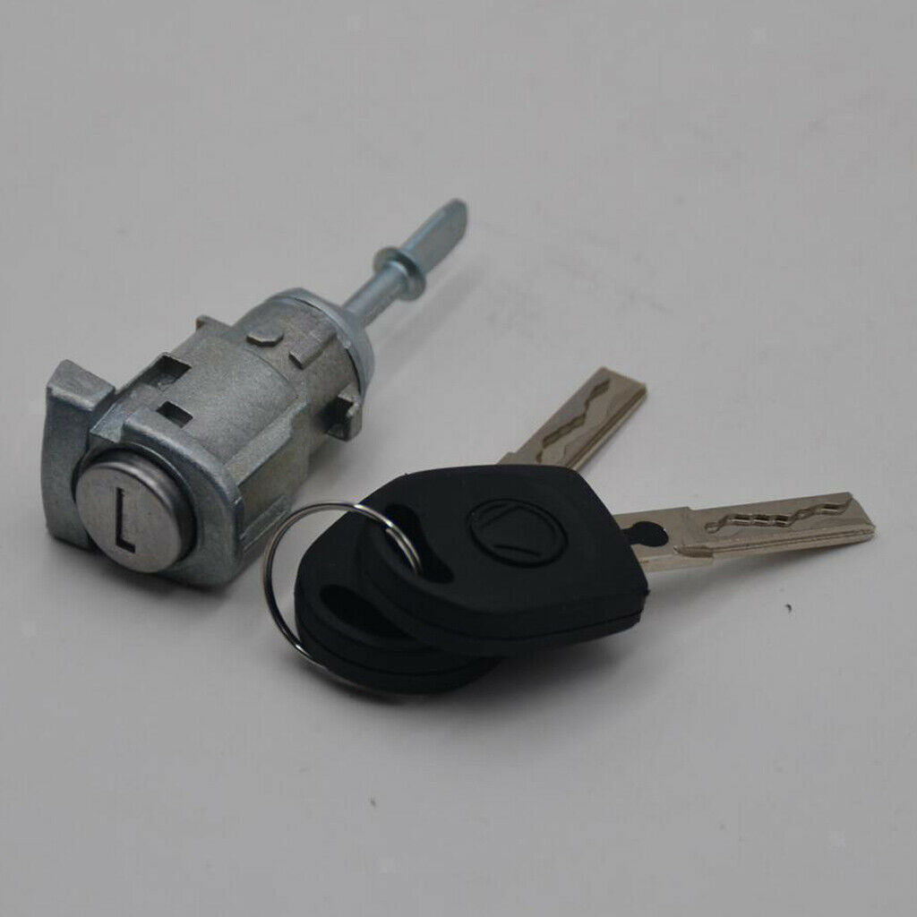 1U0837168E Car Door Lock Cylinder + 2 Keys Front Right for VW Golf MK4