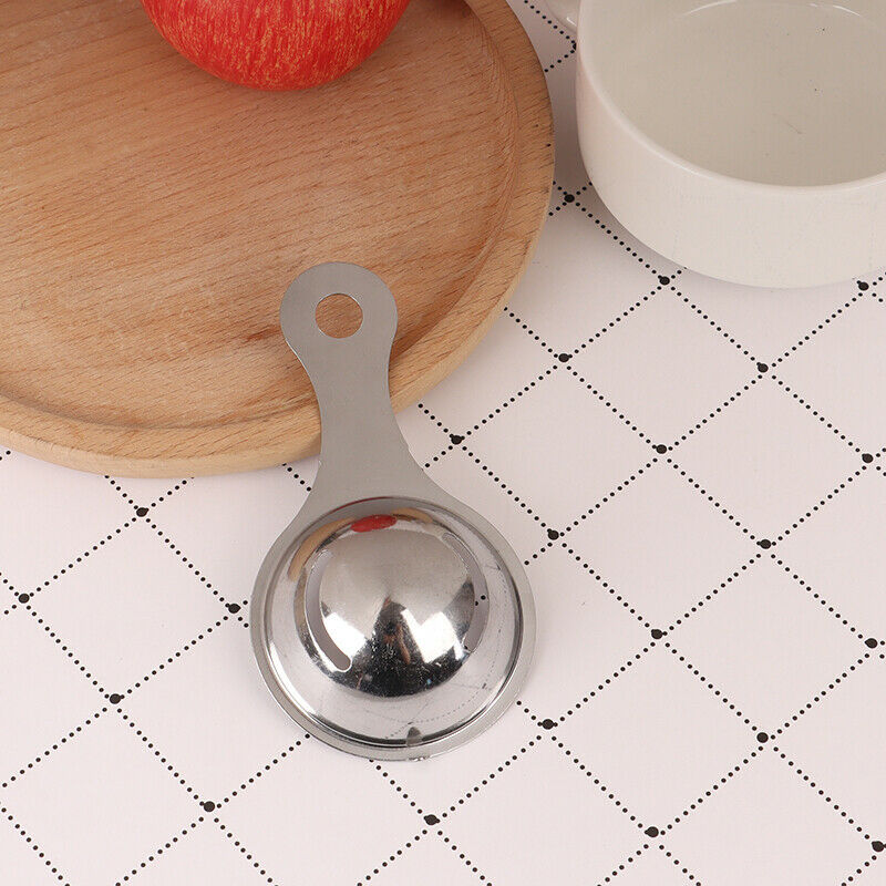 Egg Tool Stainless Gadget Separator Yolk Filter Cooking Home Steel White .l8