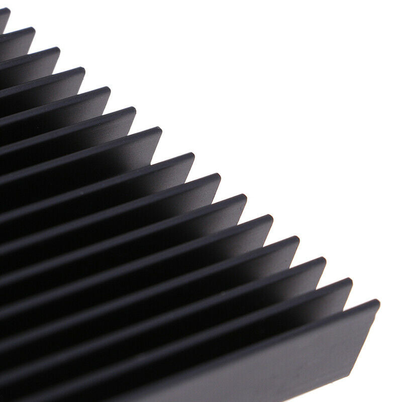 1pcs 60*60*10mm Black Aluminum Radiator Motherboard Chip Heatsink Y Fx