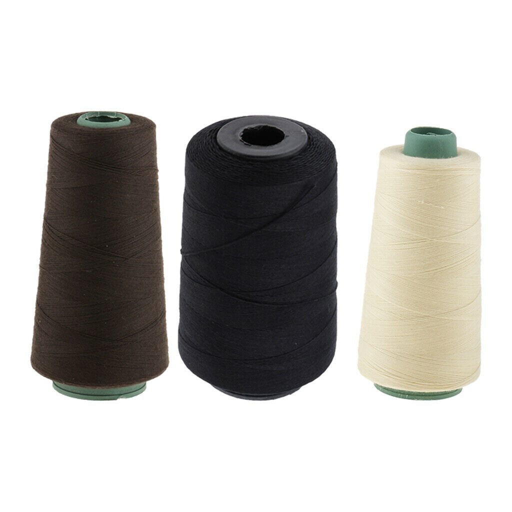 Professional Black/Beige/Dark Brown Wigs Weaving Cotton Thread for Wig Making,