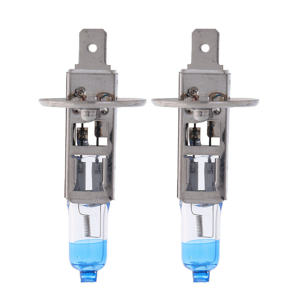 Pair 12V 55W H1 4000K Car Headlight Bulbs Halogen Lamp Daytime Driving