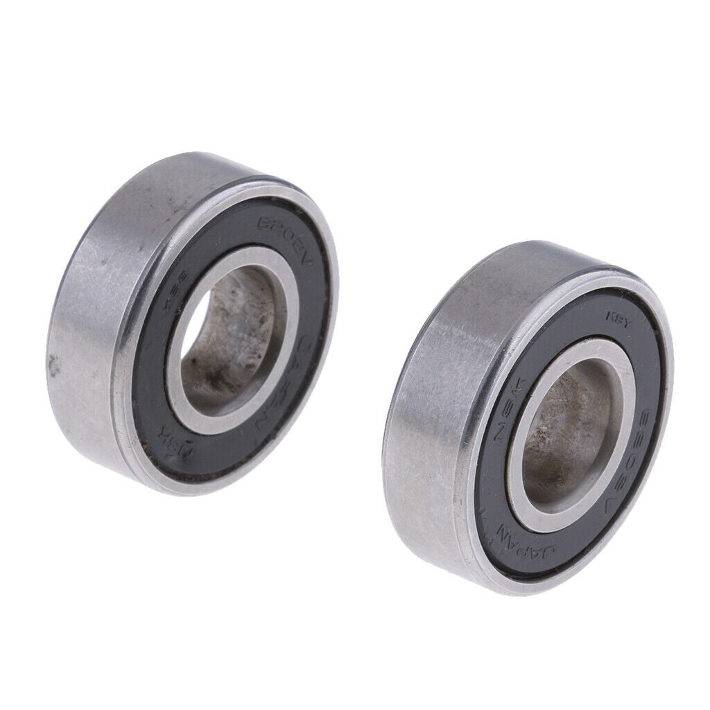 2 Pieces Universal Rear Wheel Bearing 15mm Inner Diameter