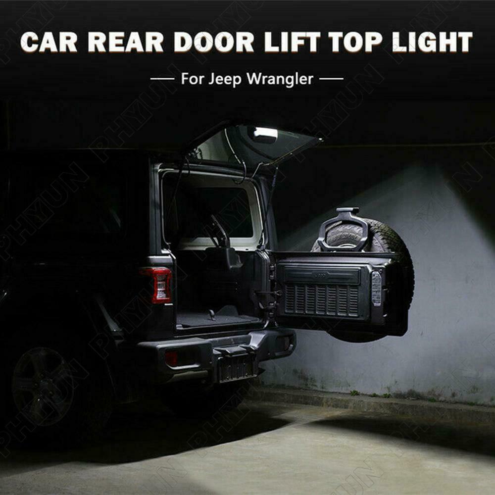LED Rear Tailgate Glass Gate Hatch Dome Light Bar For 2018-2020 Jeep Wrangler JL