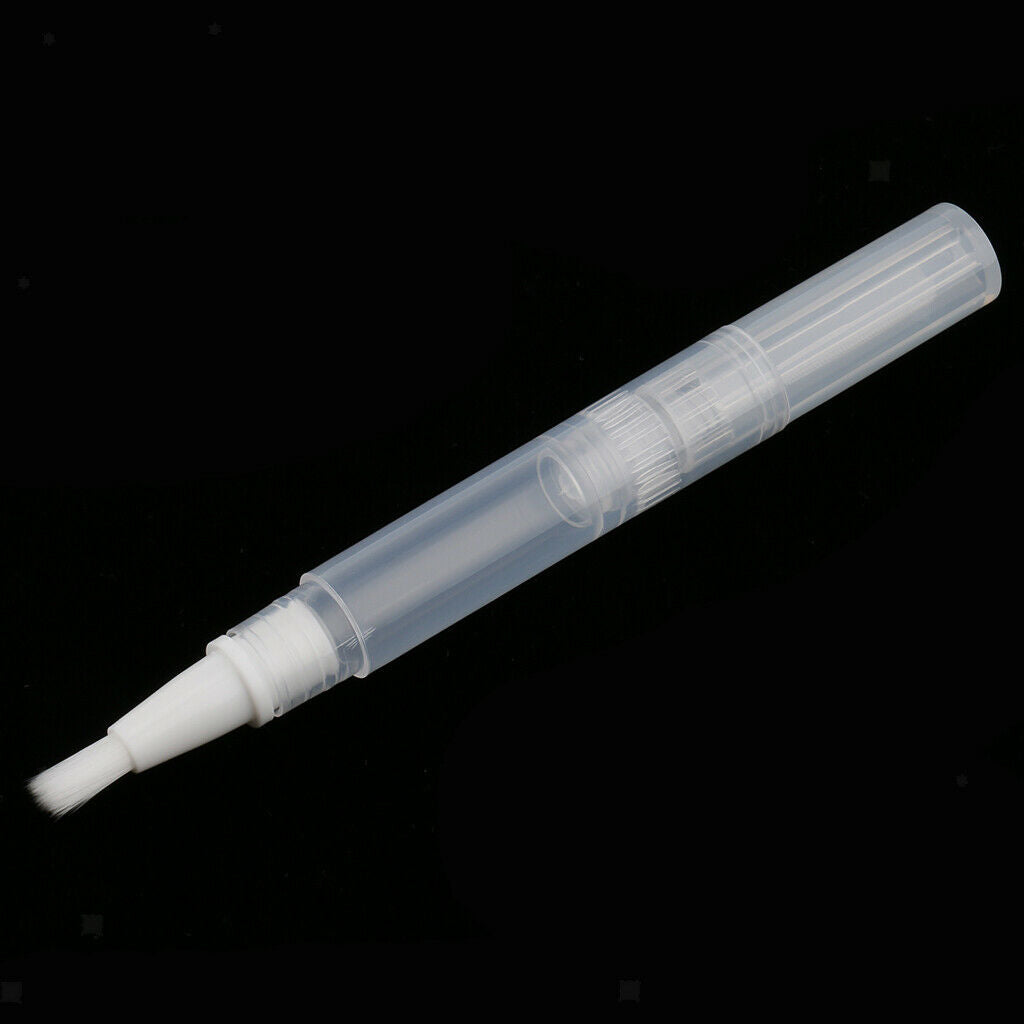 5x 3ml Clear Twist Pen Nail Base Coat Perfume Fragrance Tubes Containers