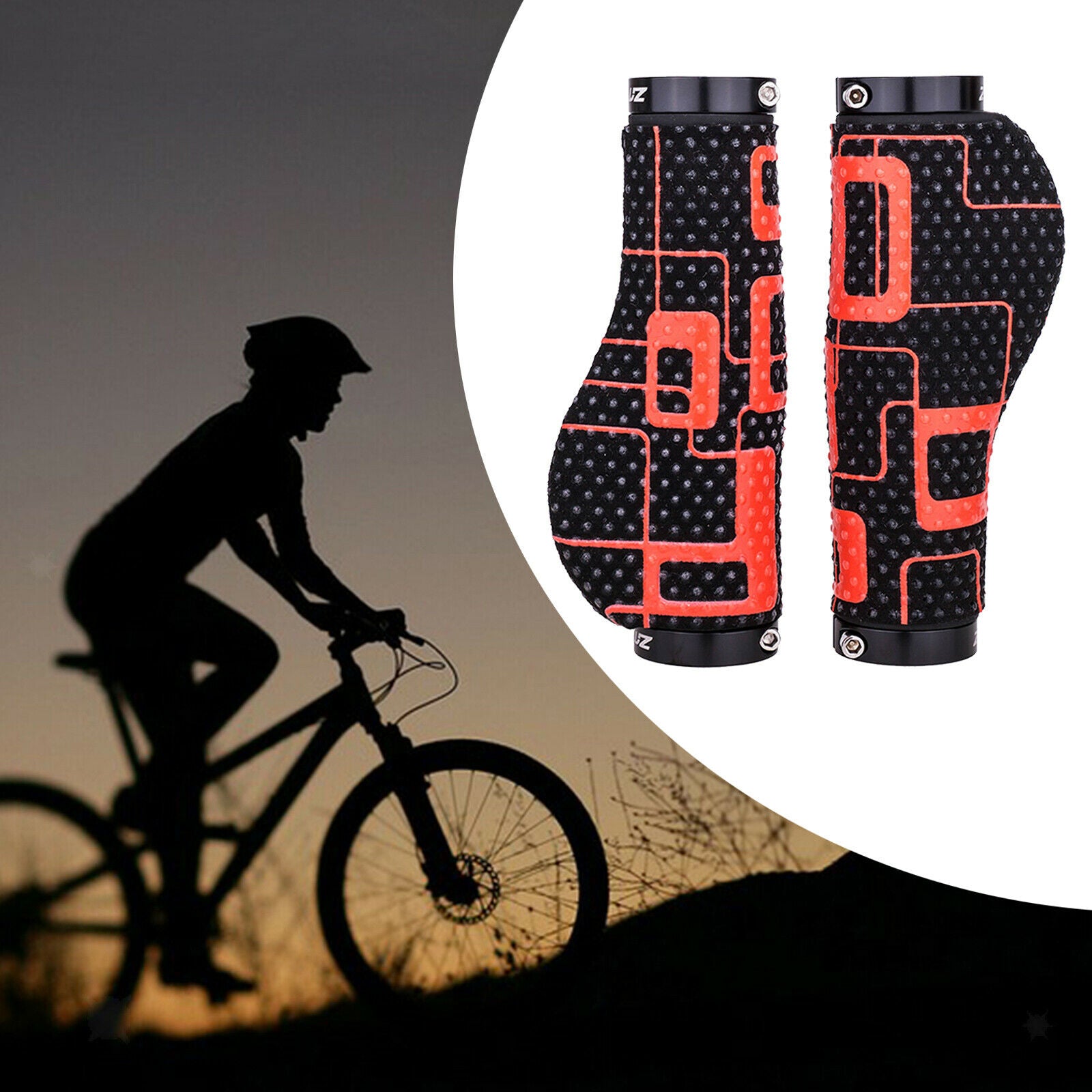 Bicycle Handlebars Grips Ergonomic Handles for Folding Mountain Bike
