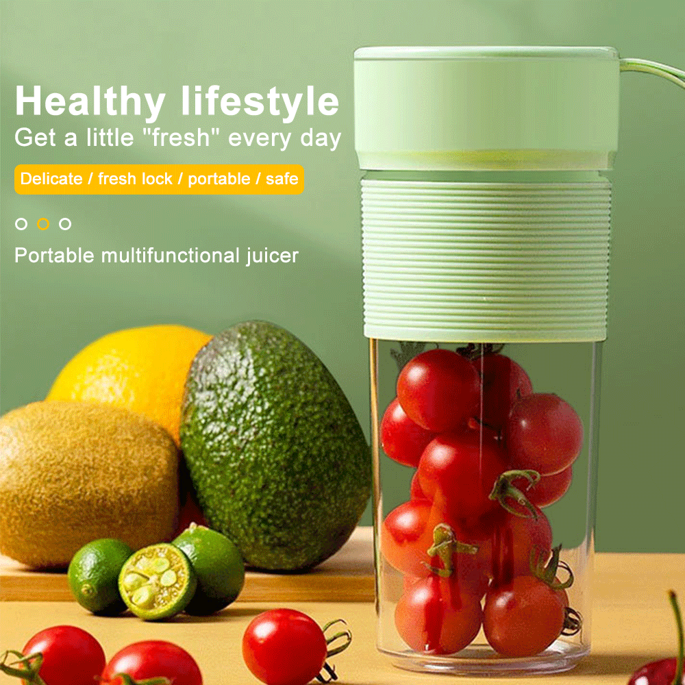 Portable 280ml USB Electric Fruit Juicer Smoothie Maker Blender Shaker Bottles