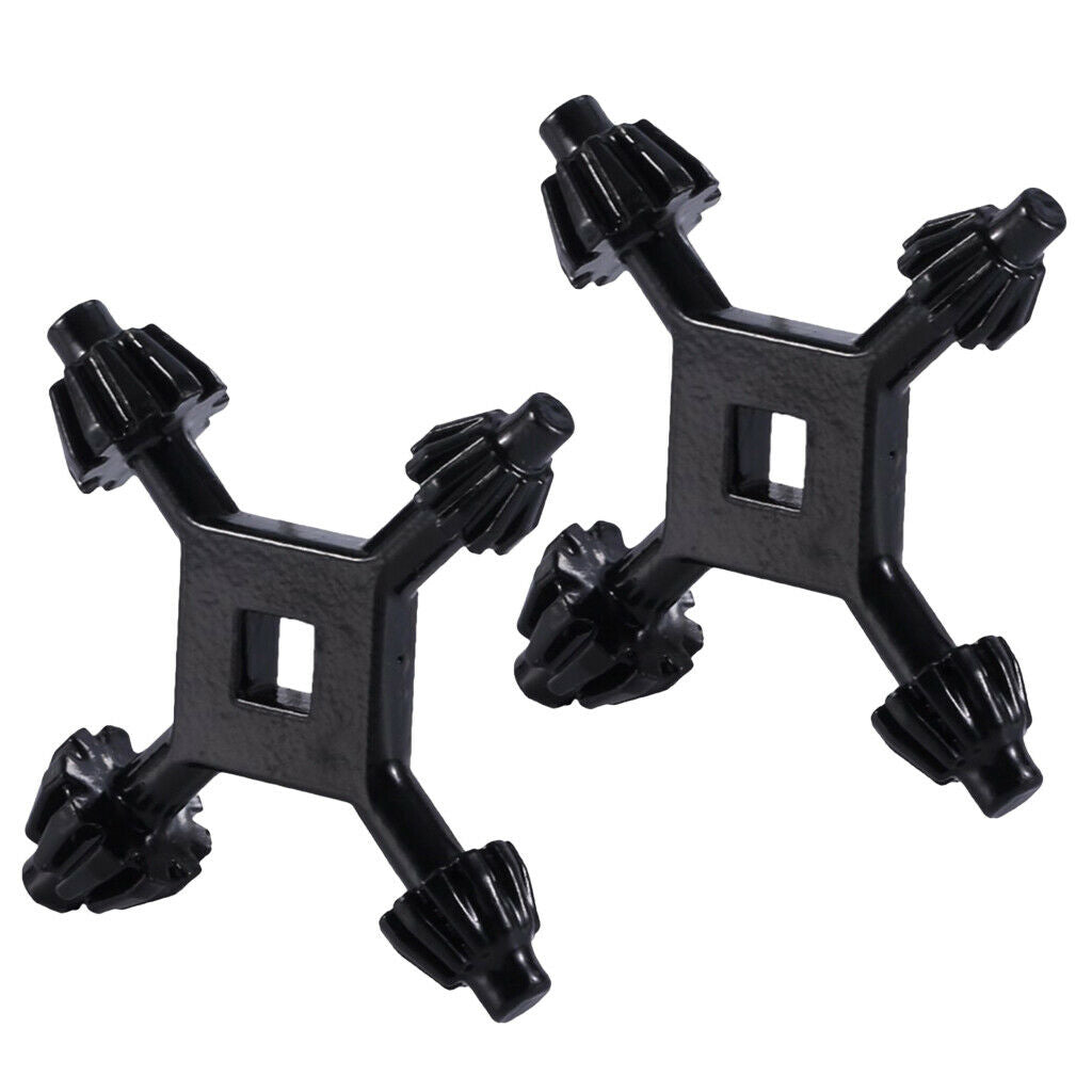 2Pcs Wrench Drill Keys Four Head 4 In 1 Universal Drill Chuck Keys