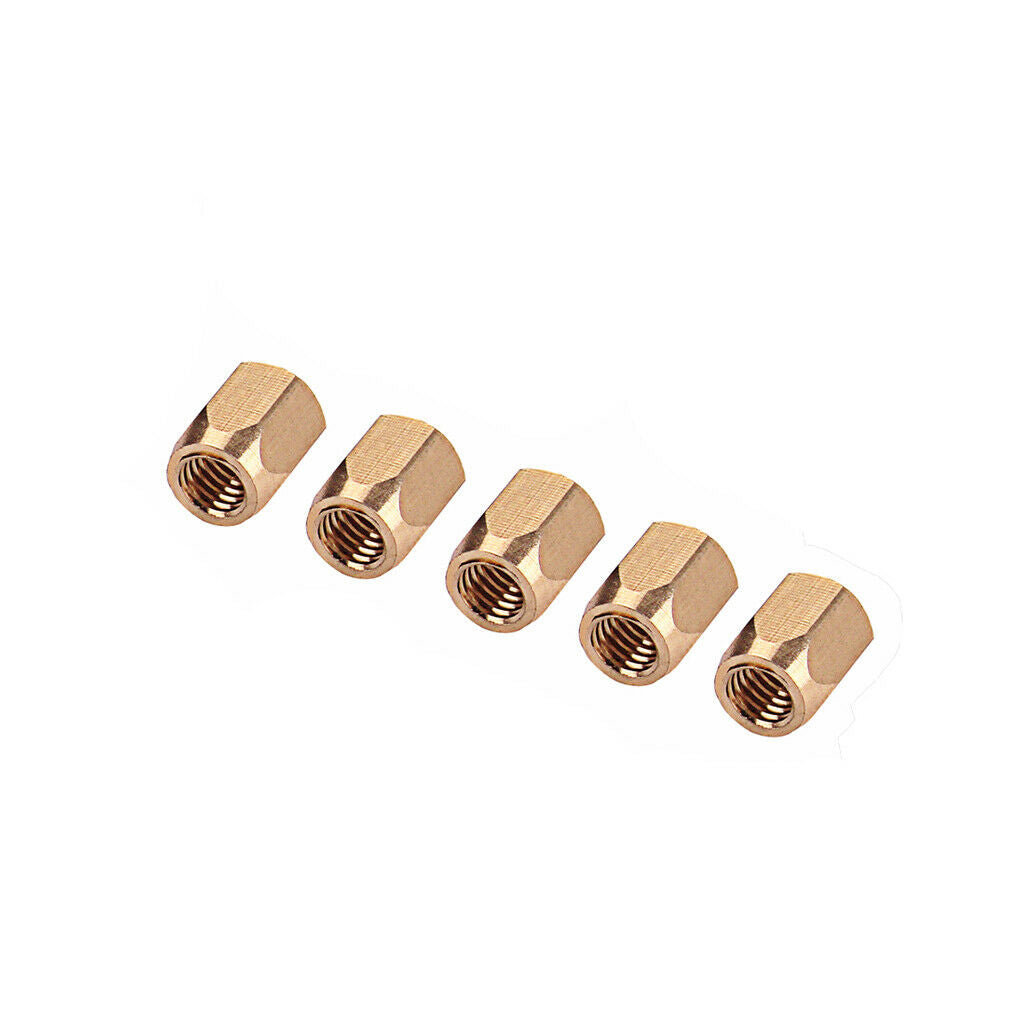 5x Brass Guitar Truss Rod Nut for Les Paul Replacement Accessory