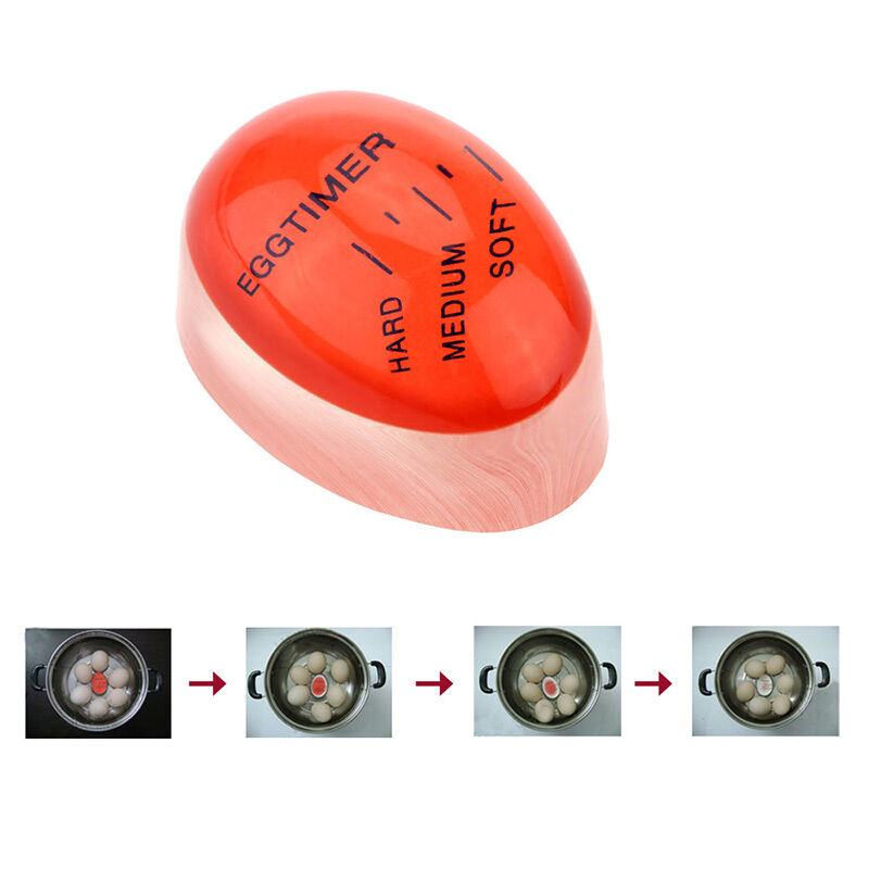Egg timer indicator soft-boiled display egg cooked degree mini egg boiler.l8