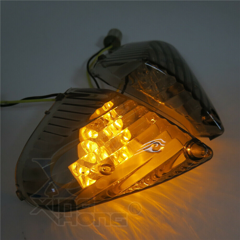 Rear Smoke LED Turn Signals Fit For 2005 - 2006 SUZUKI GSXR1000 GSX-R 1000