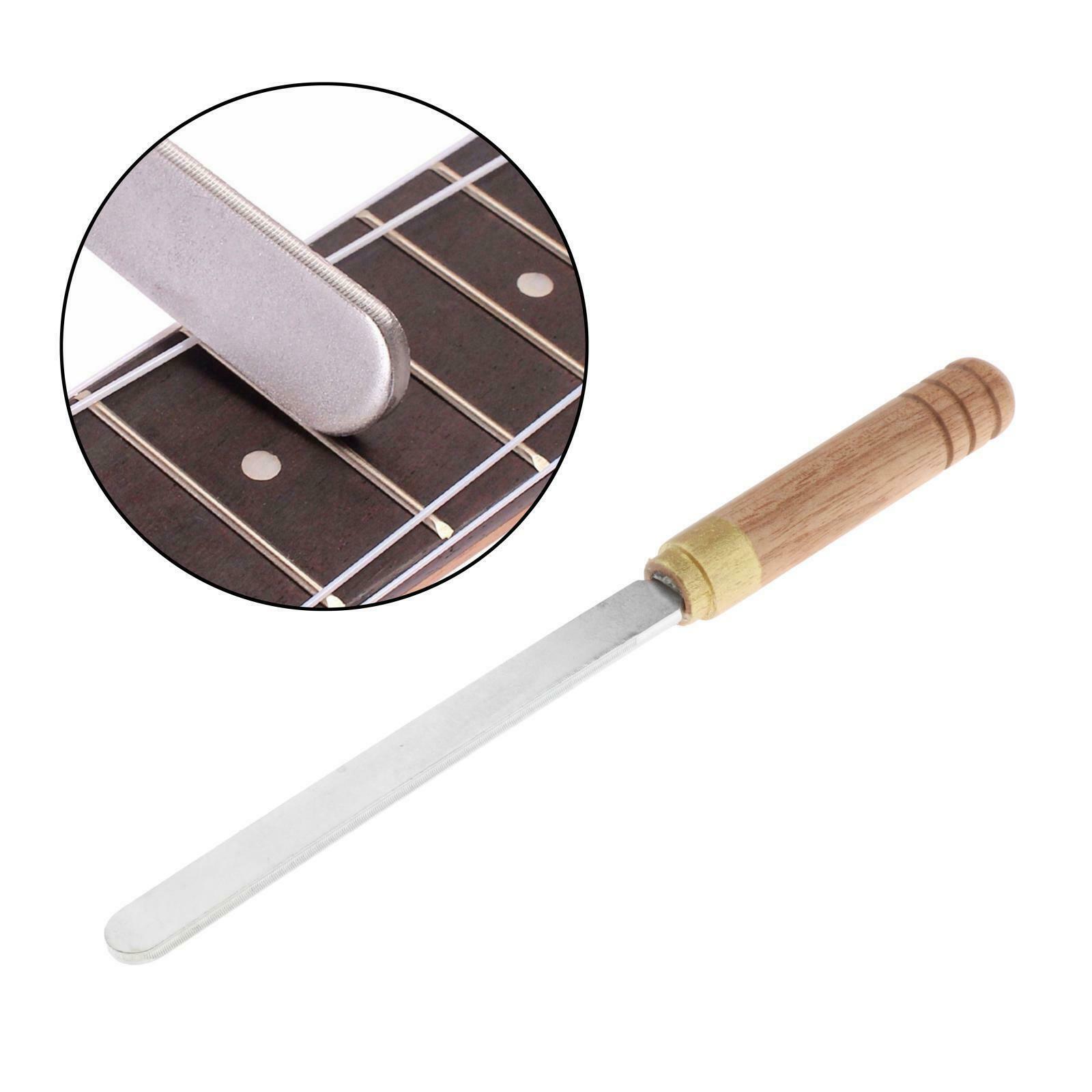 Guitar Steel Fret File Leveling Luthier Repairing Tools Kit for Bass Guitar