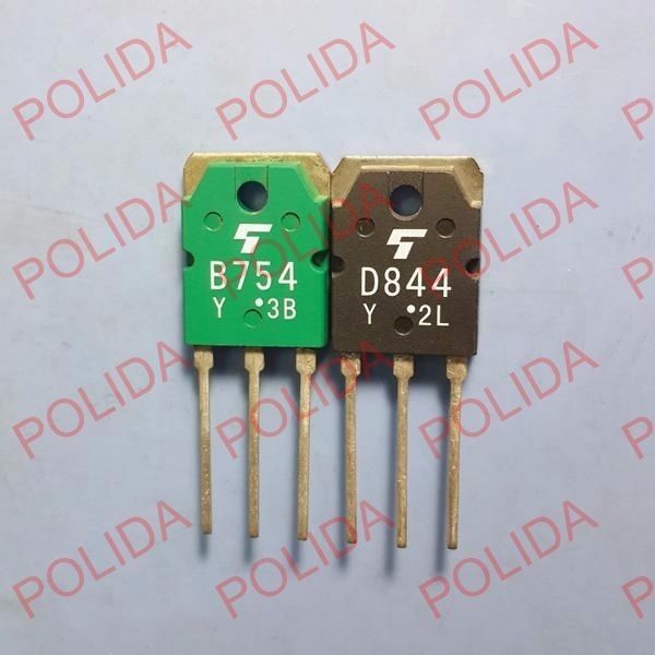 1pairs OR 2PCS Transistor TOSHIBA TO-3P 2SB754/2SD844 B754/D844