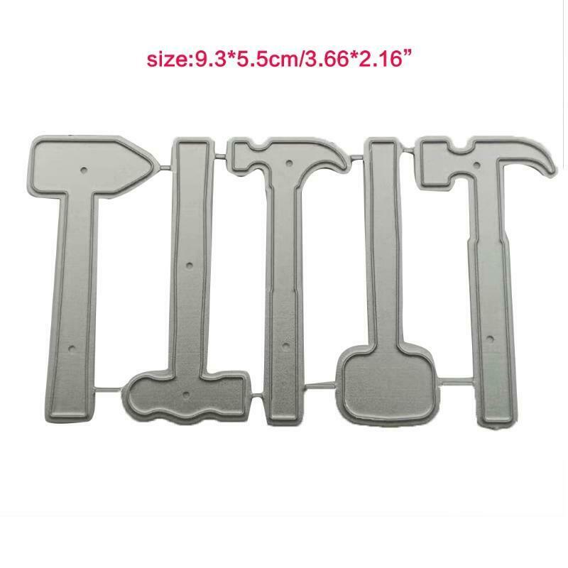 Die Cutting Stencil 5 Pieces Hammers Set Scrapbooking Paper Art Cutting Template