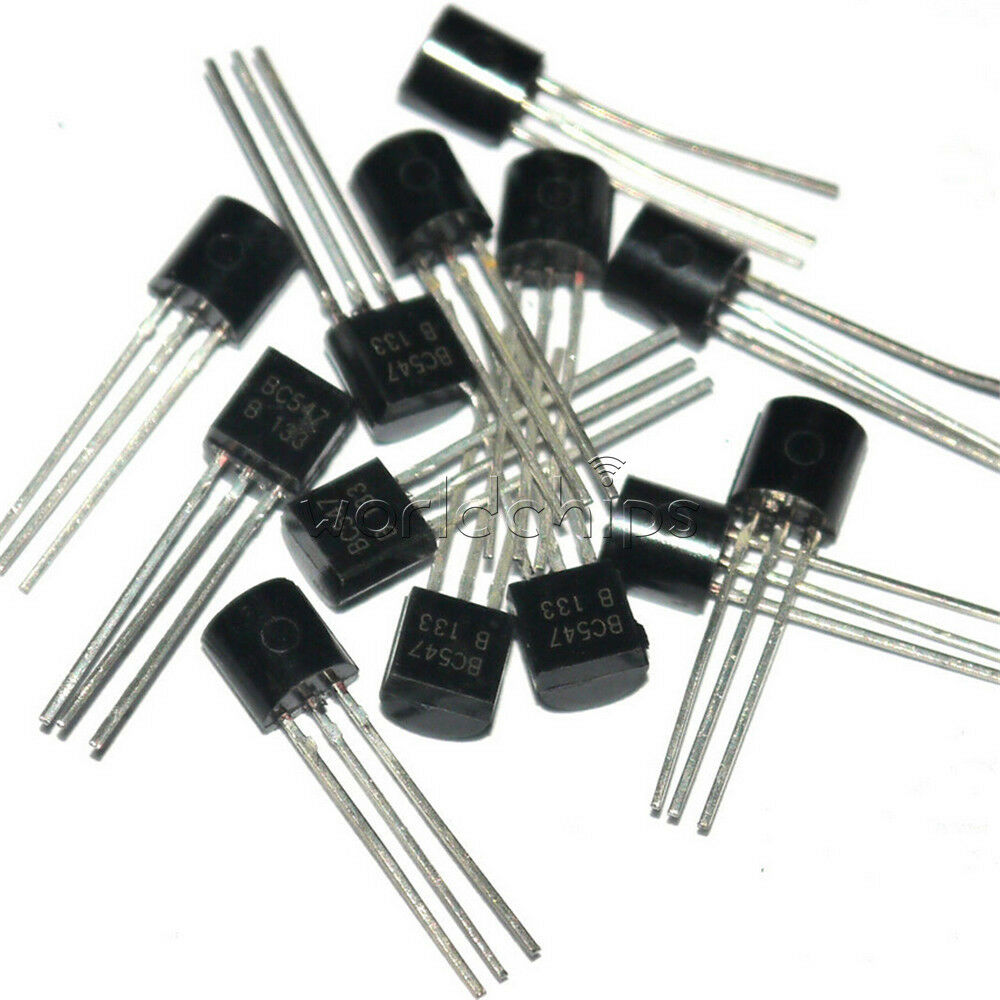 100PCS 45V 0.1A  BC547 Transistor BC547B TO-92 NPN
