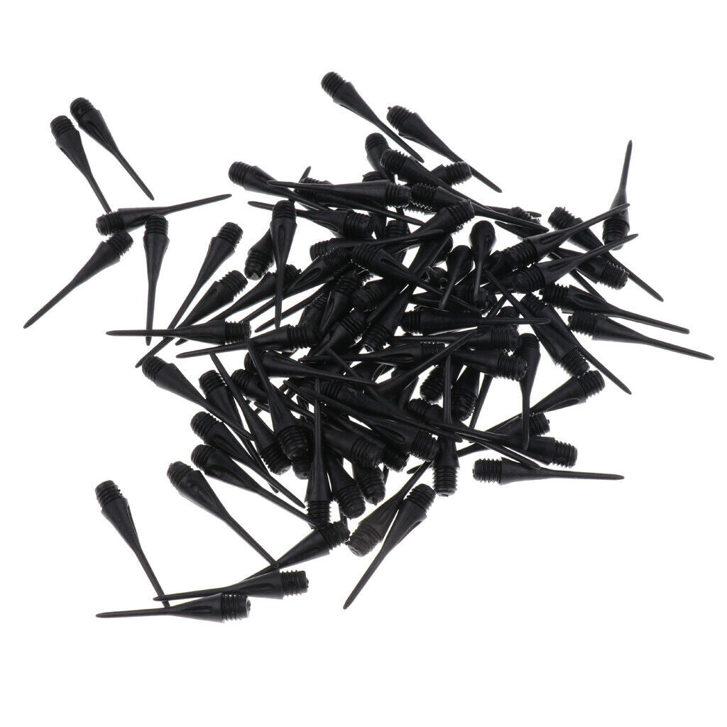 100 Pcs Plastic 33mm 2BA Replacement Soft Tips For Electronic Darts - Indoor