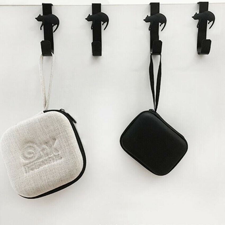 2 PCS Cute Nail-Cat-shaped Hook Kitchen Room Rack Door Seamless Clothes HooK
