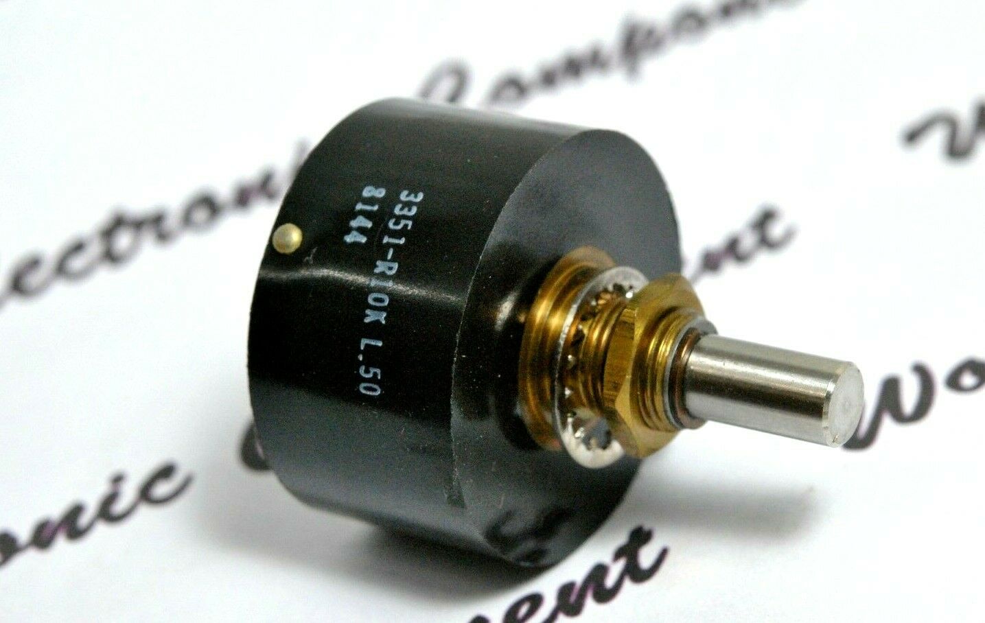 1pcs - Beckman Helipot 3351-R10K L.50 10K Multi-Turns Potentiometer
