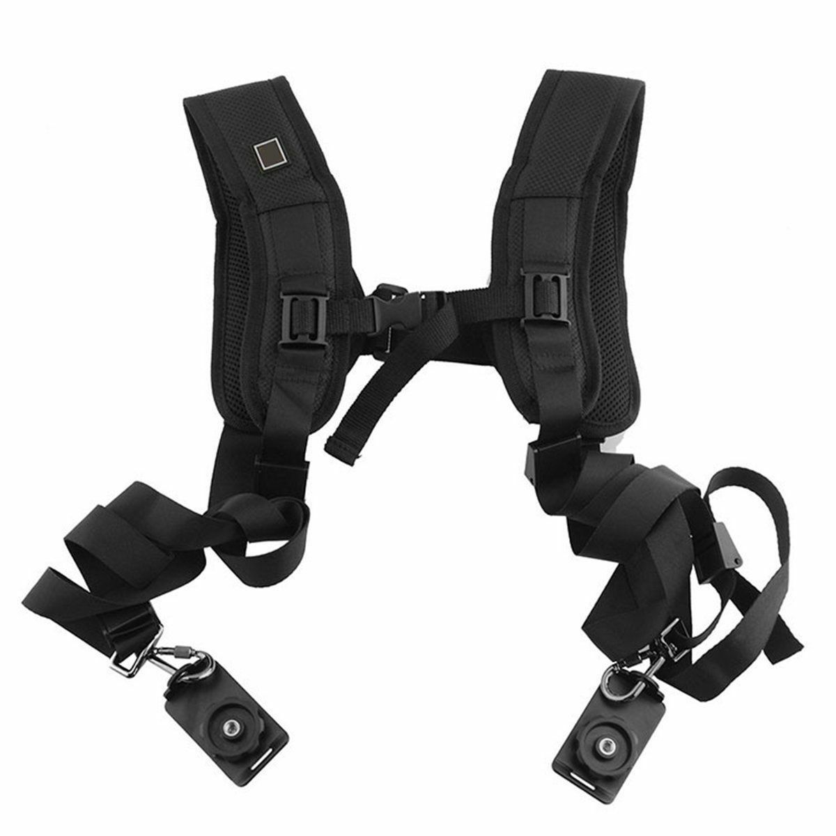 Double Shoulder Belt Strap for Canon G1X 7D 5D Mark III II EOS-1D X SX60 SX50 HS