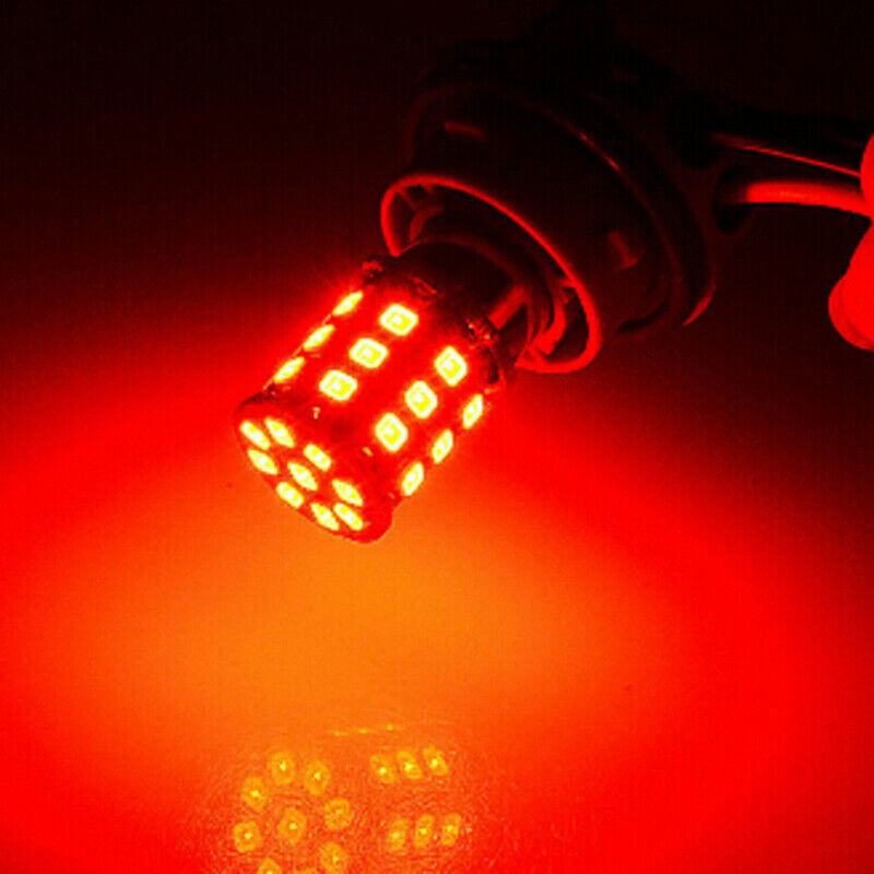 2Pcs 1156 BA15S 2835 33-SMD Red LED Bulbs Car Turn Signal Lamp Brake Ligh.l8