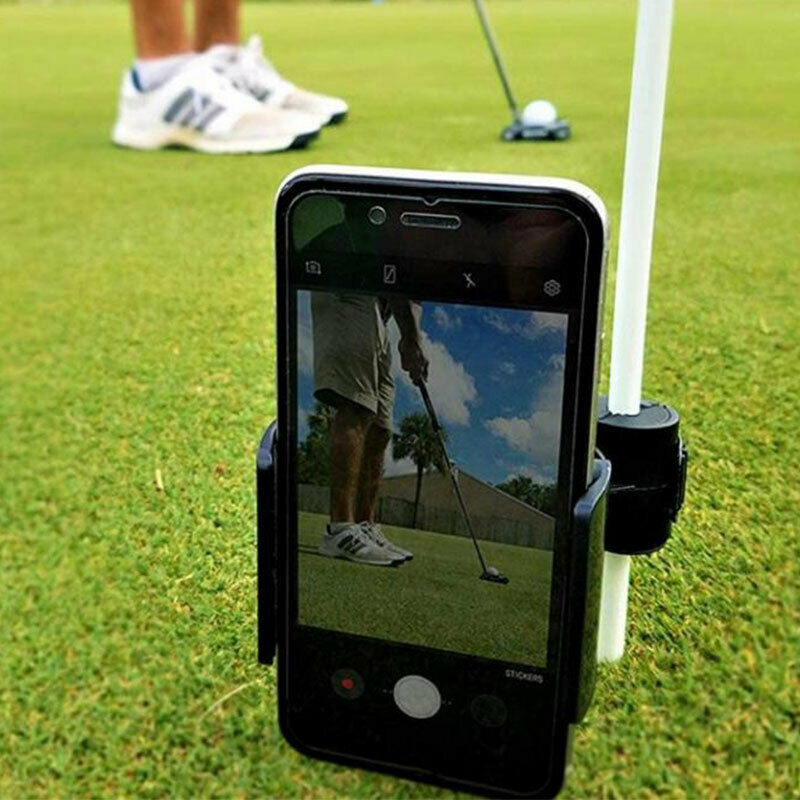 Golf Mobile Phone Stand Camera Clip 360 Rotation Recording Post frtmT Kt