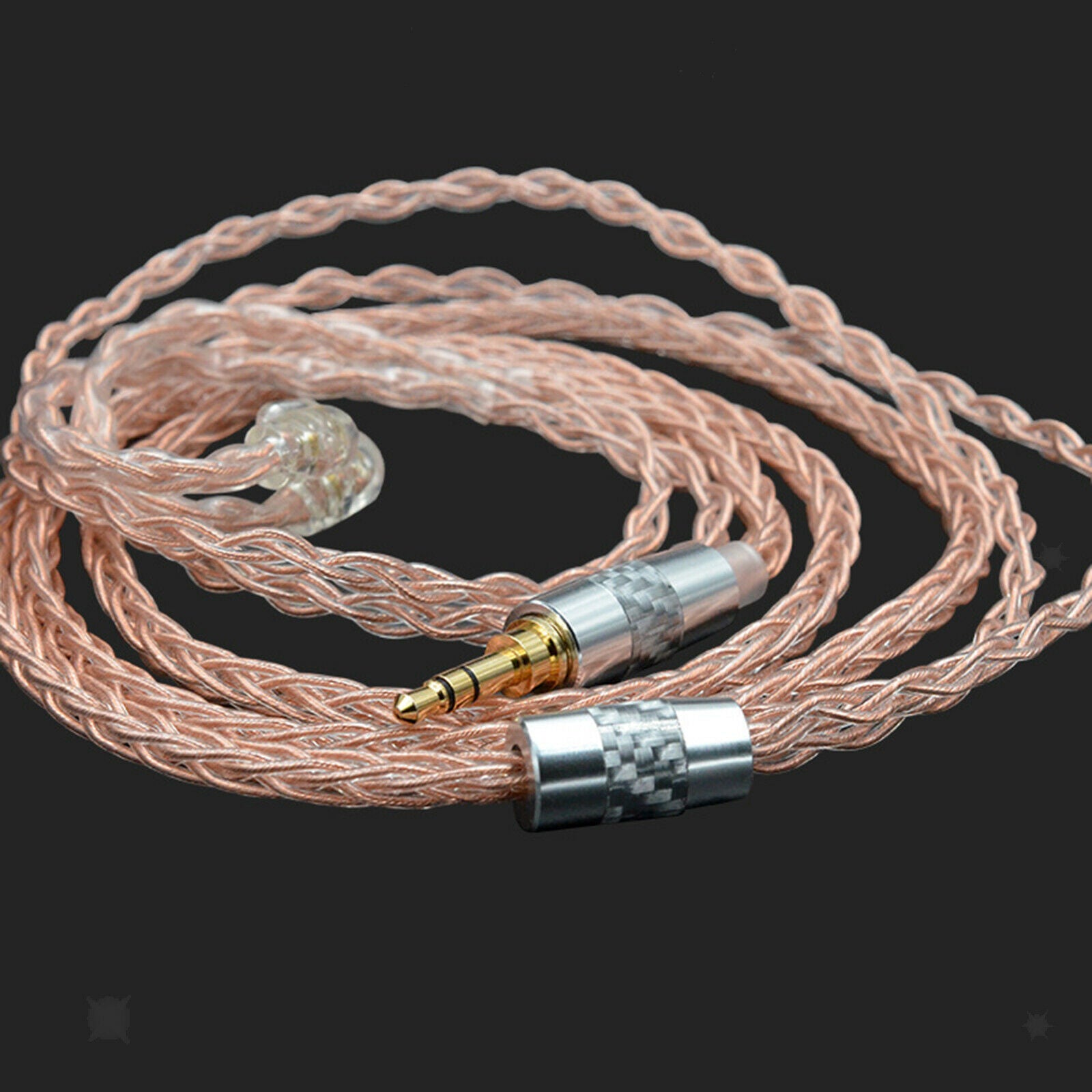 8-Core Oxygen-free Copper Earphone Cable 1.2m for KZ DQ6 ZSX ASX ZAX ZSN
