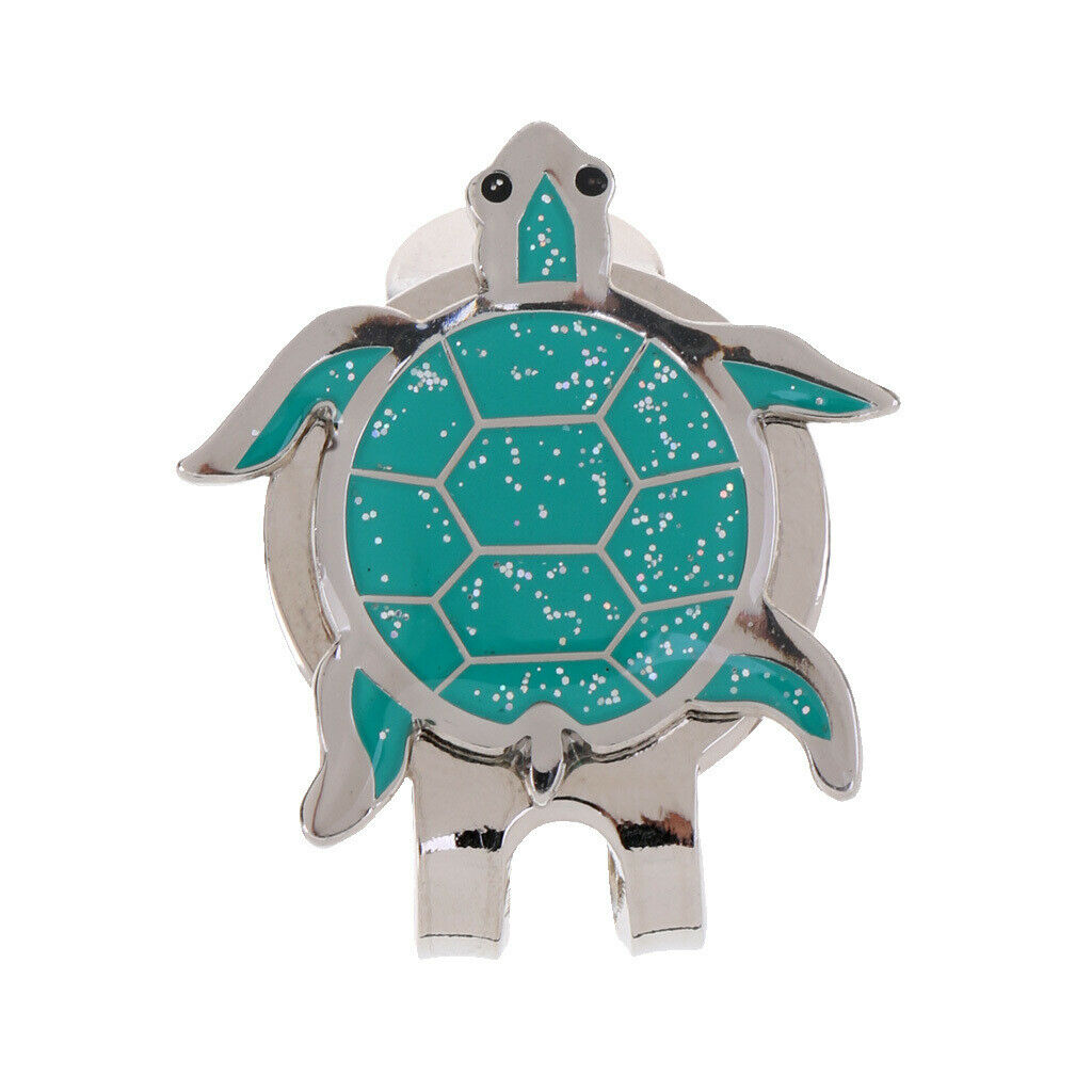 Golf Ball Marker Golf Hat Clip Cute Tortoise Pattern Golf Present