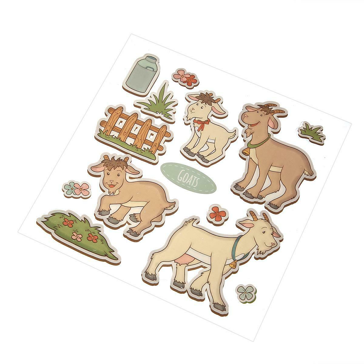 Goat Silicone Stamps Carbon Steel Cutting Dies Stencil Scrapbook Album @