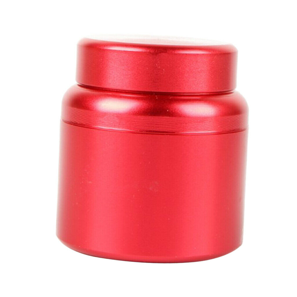 Aluminum Storage Box Coffee Tea Tins Canisters With Airtight Lids Red