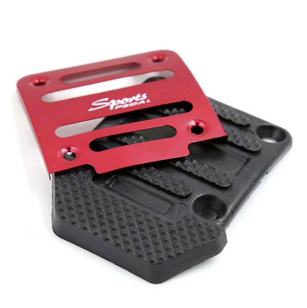 Non-Slip Auto Car Pedal Manual Series Kit Brake Clutch Foot Treadle Pad CoverRed