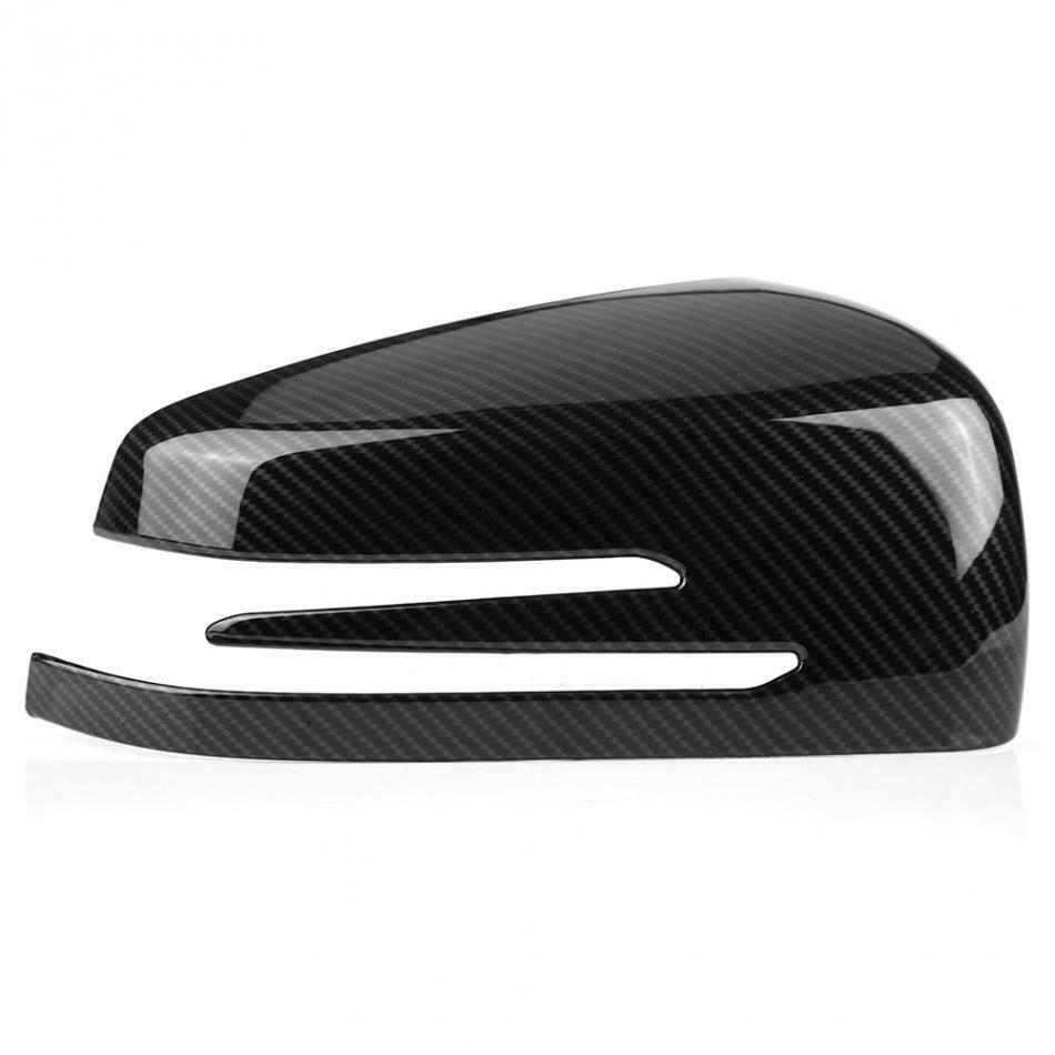 Carbon Fiber Car Side Rear View Mirror Cap cover for Benz A B C E GLA W204 W212