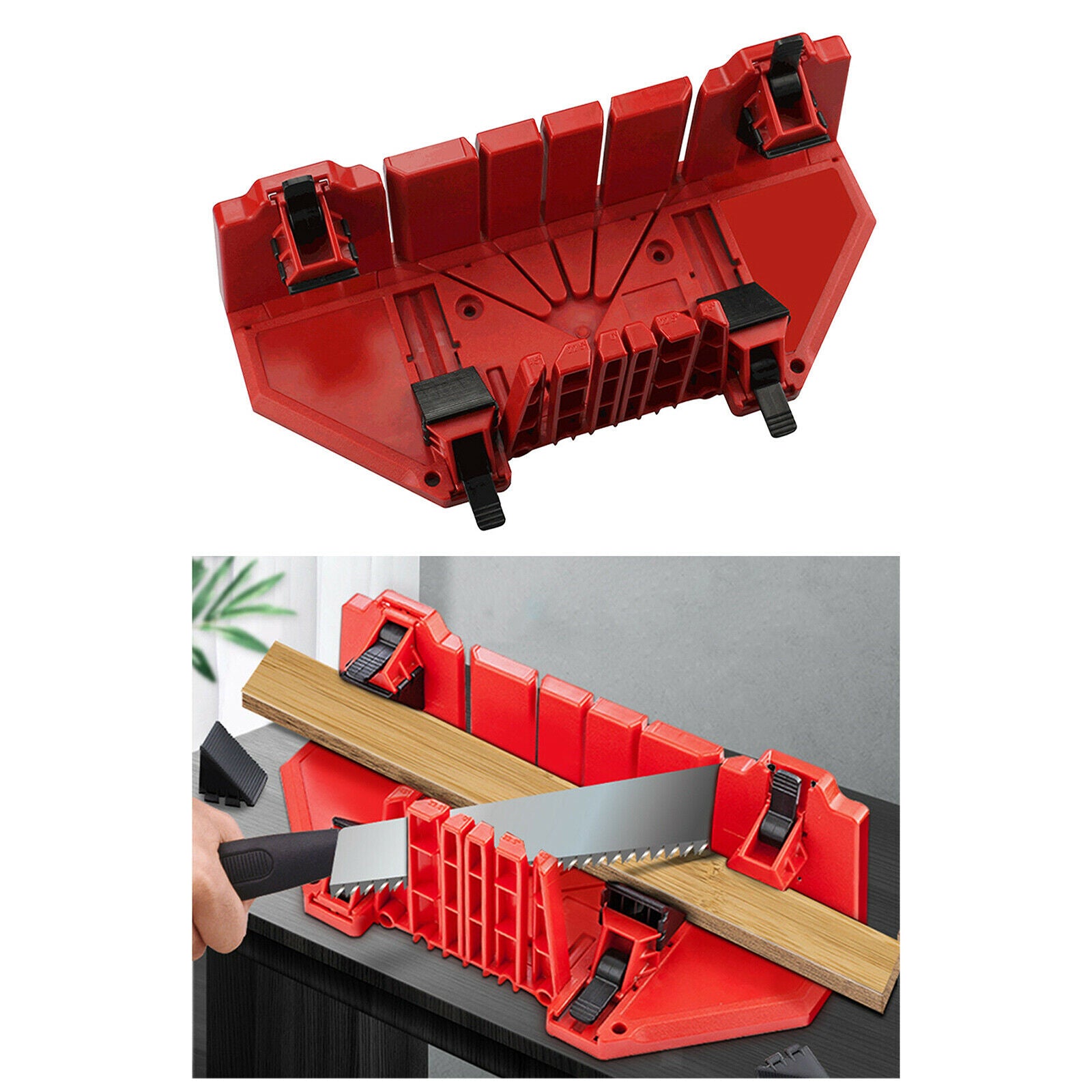 Mitre Box Box 45 and 90 Degrees Carpenter Tool Home Decoration Craftsmanship