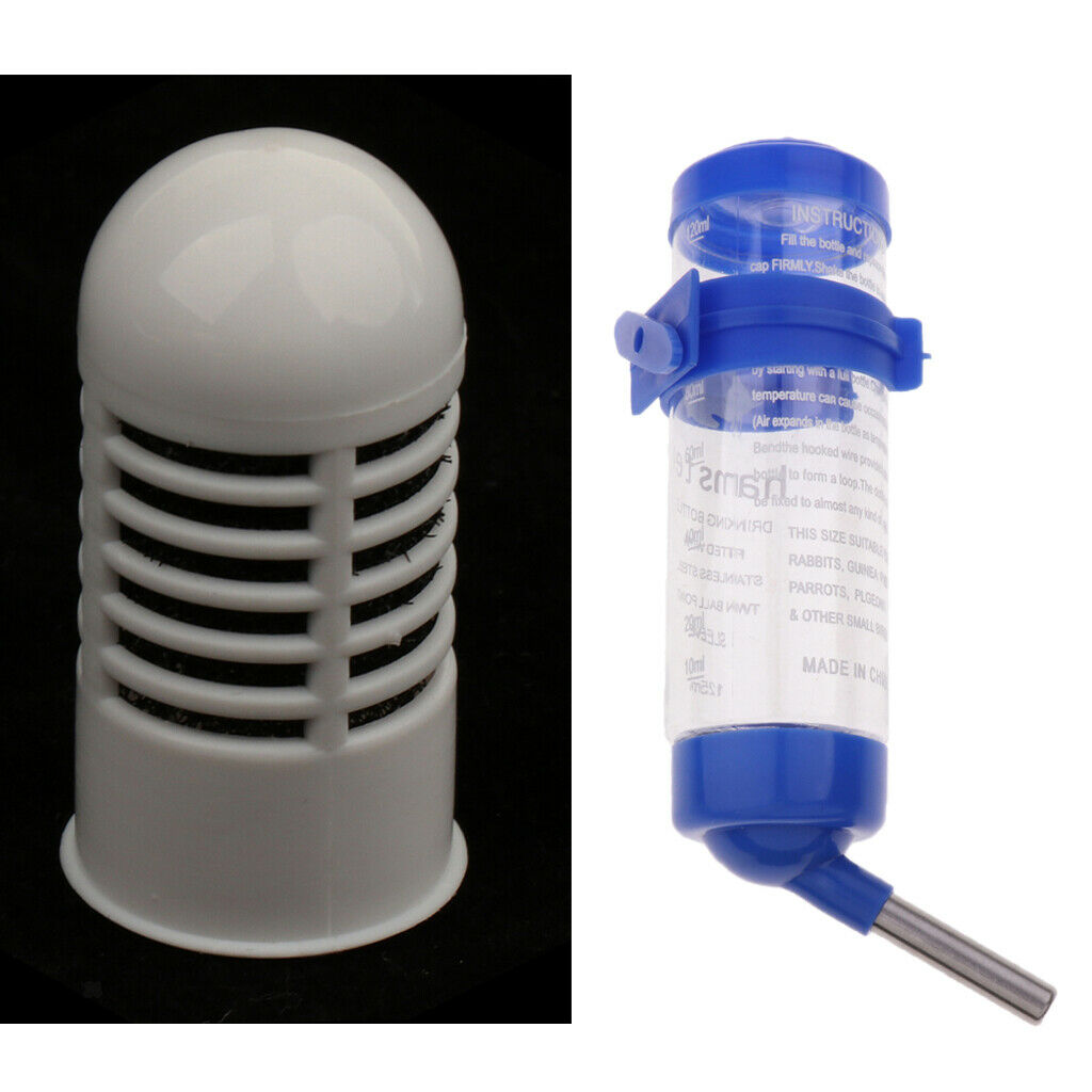 Dog Puppy No Drip Water Bottle With Water Filter For Small Pet