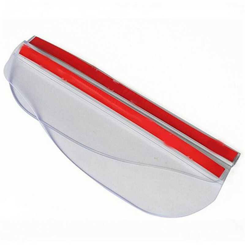 1 Pair Car Rearview Mirror Rain Water Rainproof Eyebrow Cover Side Shield AT Tt