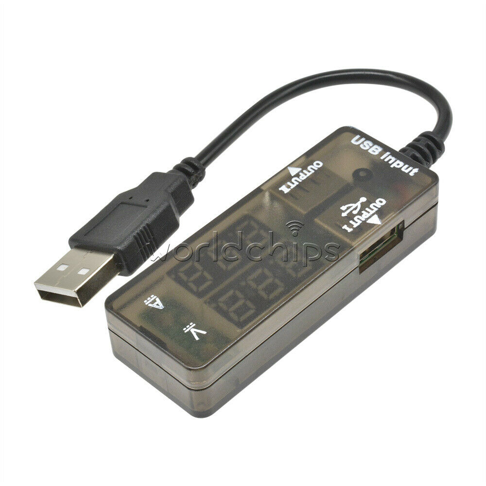 Red+Blue 0.28â€³ LED USB Charge Doctor Voltage Current Meter Tester Power Detector