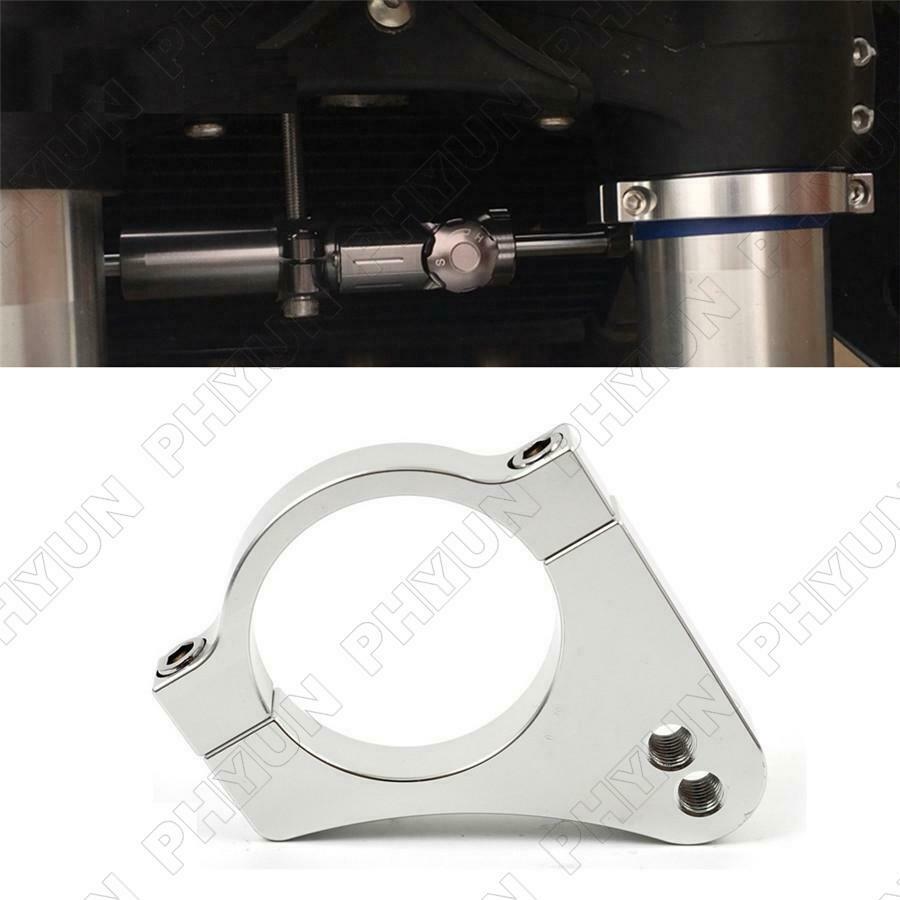 31mm Motorcycle Steering Damper Fork Frame Mounting Clamp Bracket Aluminum Alloy