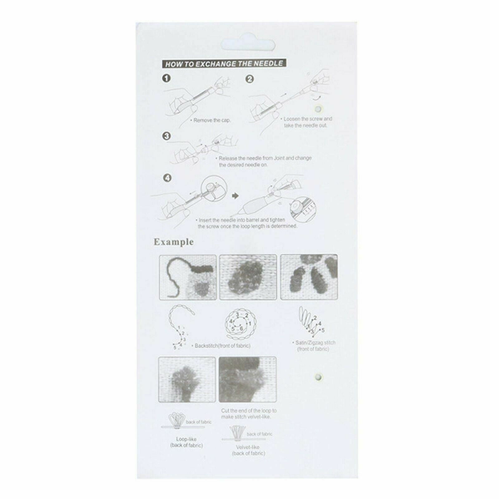 Magic DIY Embroidery Craft Knitting Sewing Stitch Punch Needle Pen Kit Tool Set