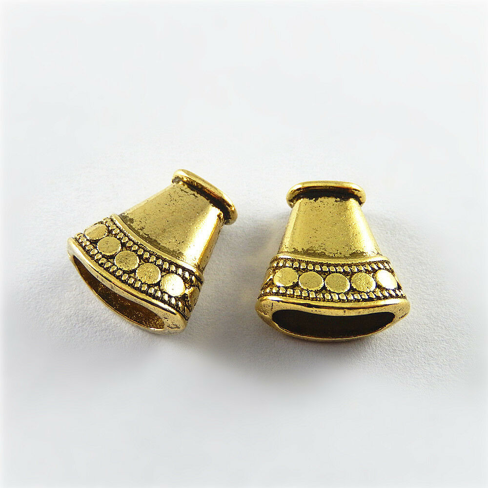 25 pcs Cone Shaped Beads End Cap Bracelet Necklace Pendant Jewelry Making 52753