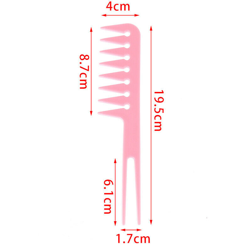 Oil Head Comb Back Wide Tooth Comb Hair Styling Color Comb Fluffy Hair Dye C Qx