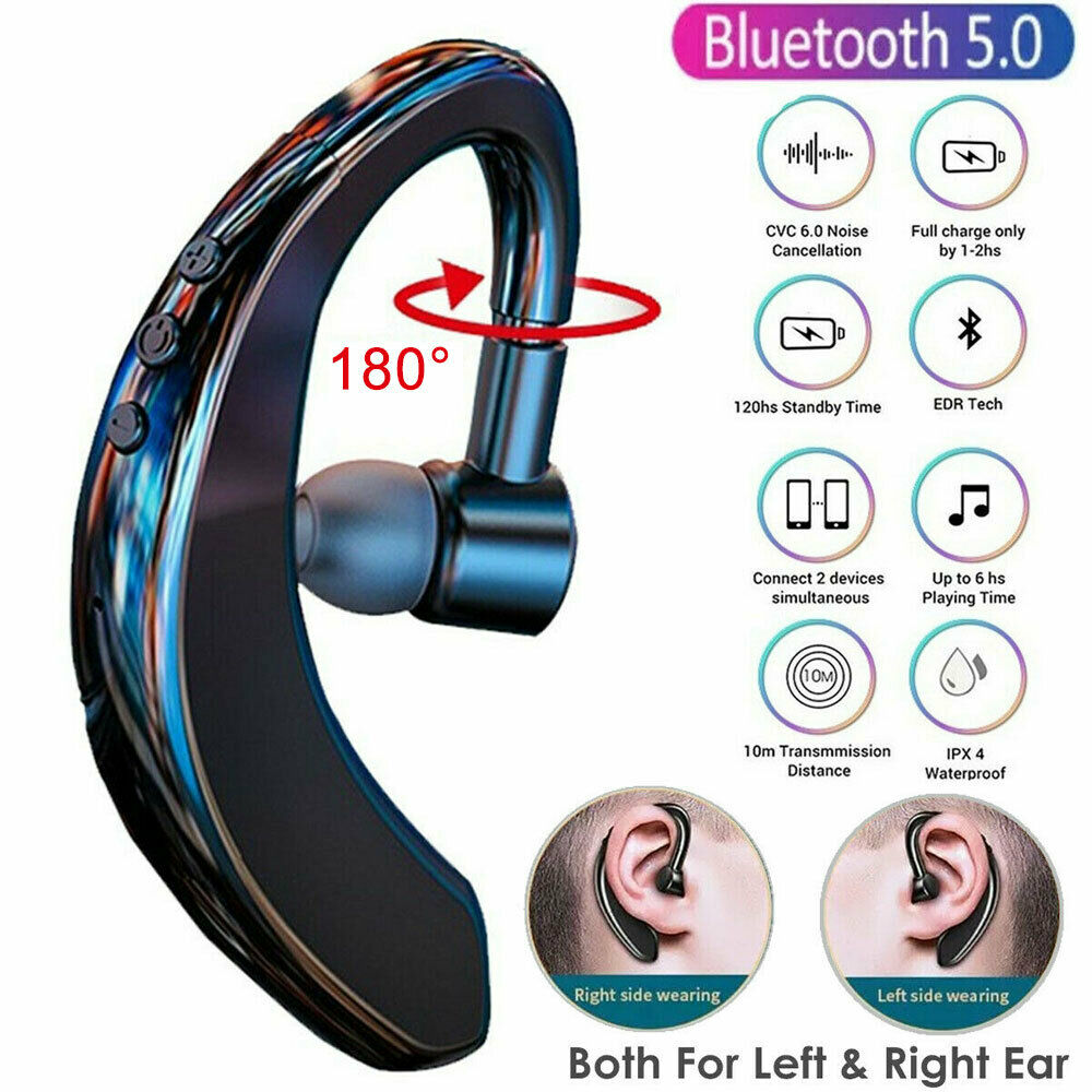 Sports Wireless Bluetooth 5.0 Headphones Earphones Ear Hook Run Earbuds
