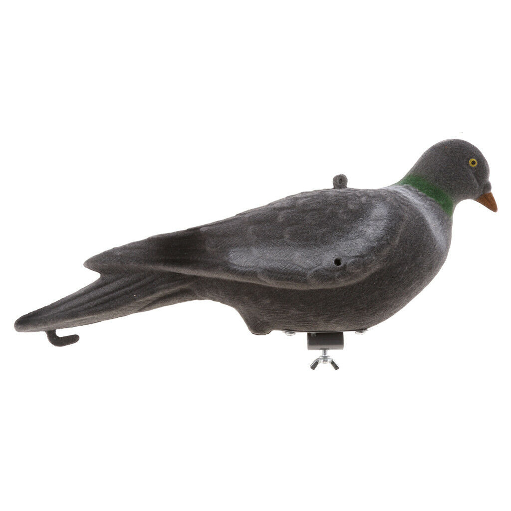 Realistic Pigeon Decoy Weed Pest Control with Rotary Wings Scarer Scarecrow
