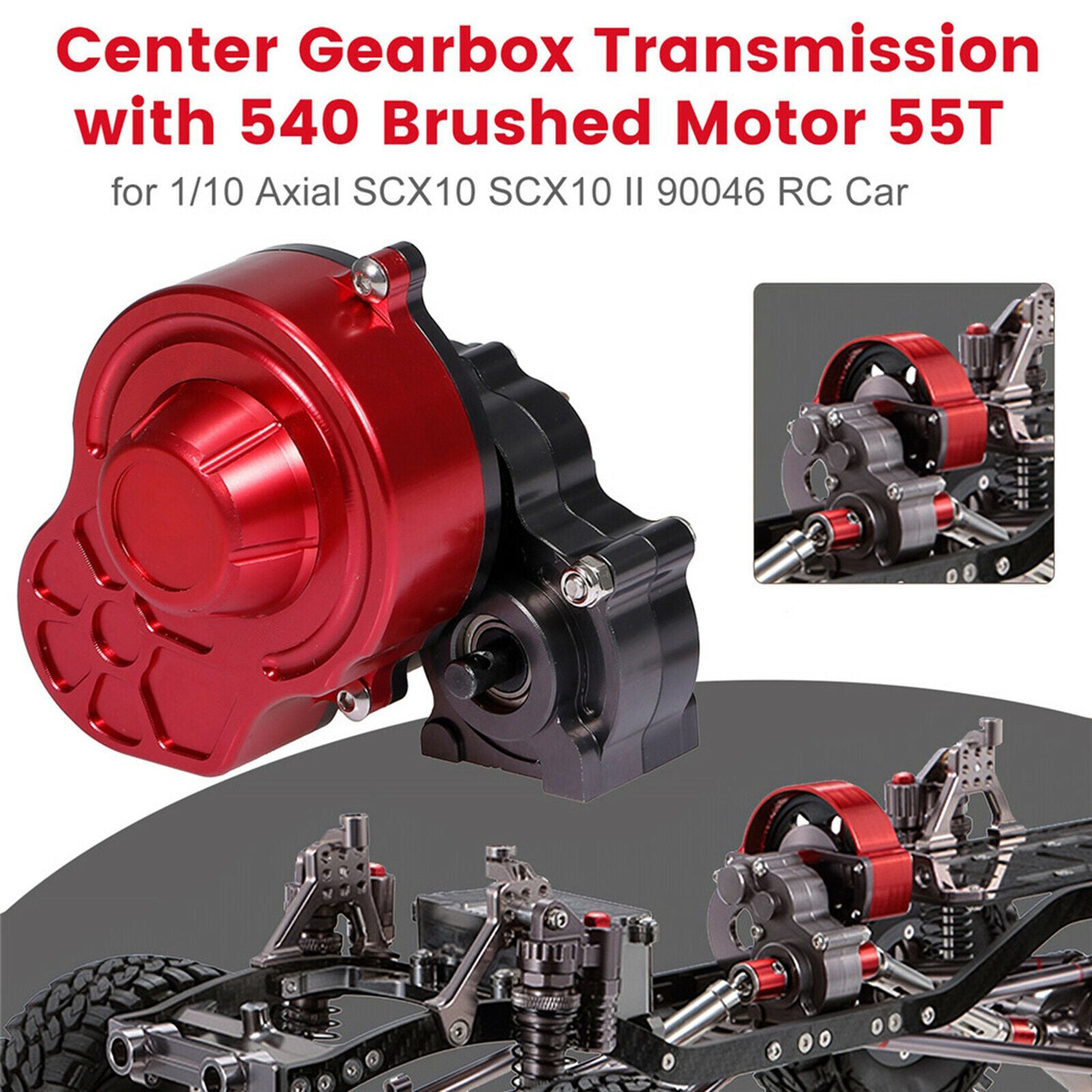 RC Car   Transmission Box with Gear RC Upgrade RC Car Parts