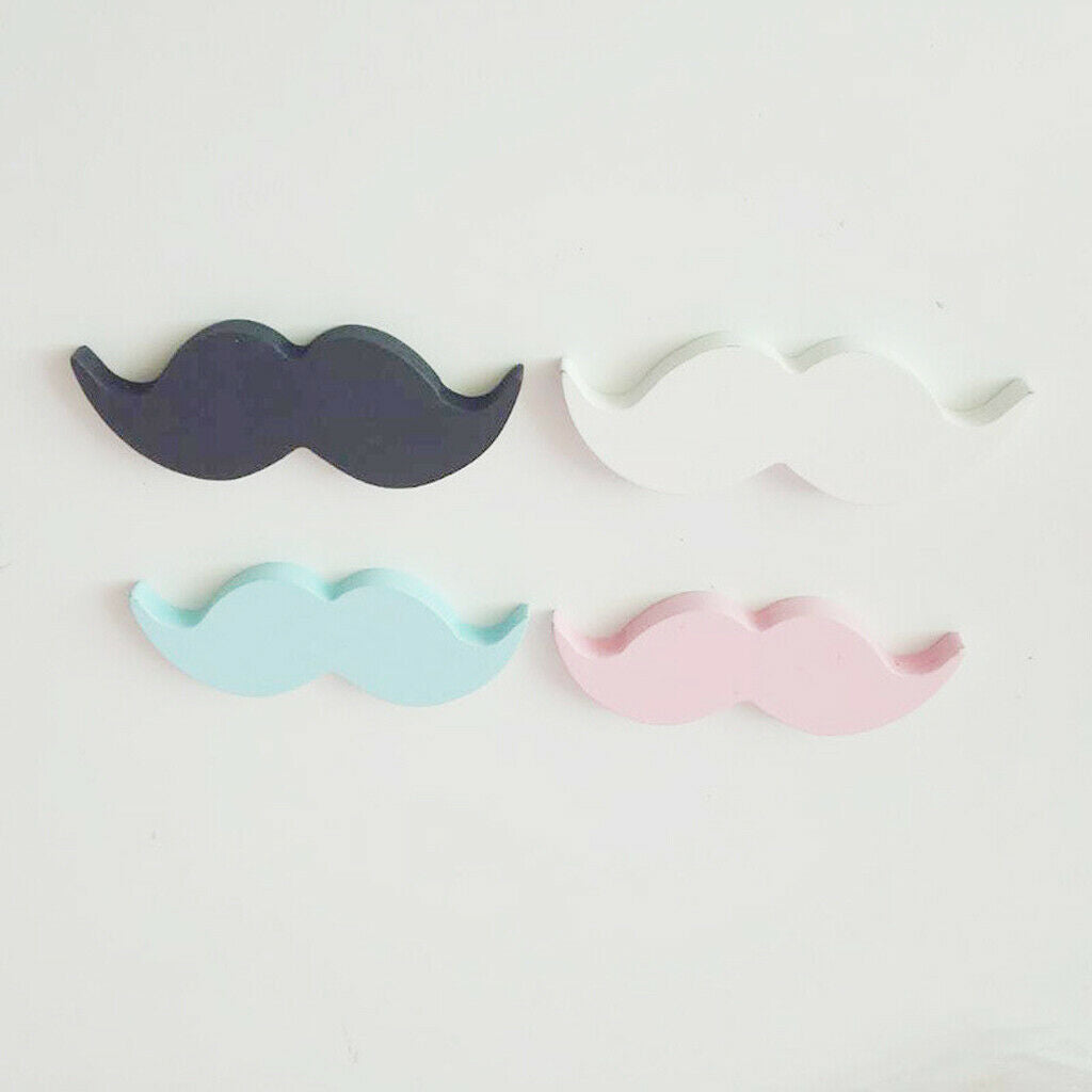 EU Style Moustache Mounted Door Wall Hook Storage Hanger Bag Holder black
