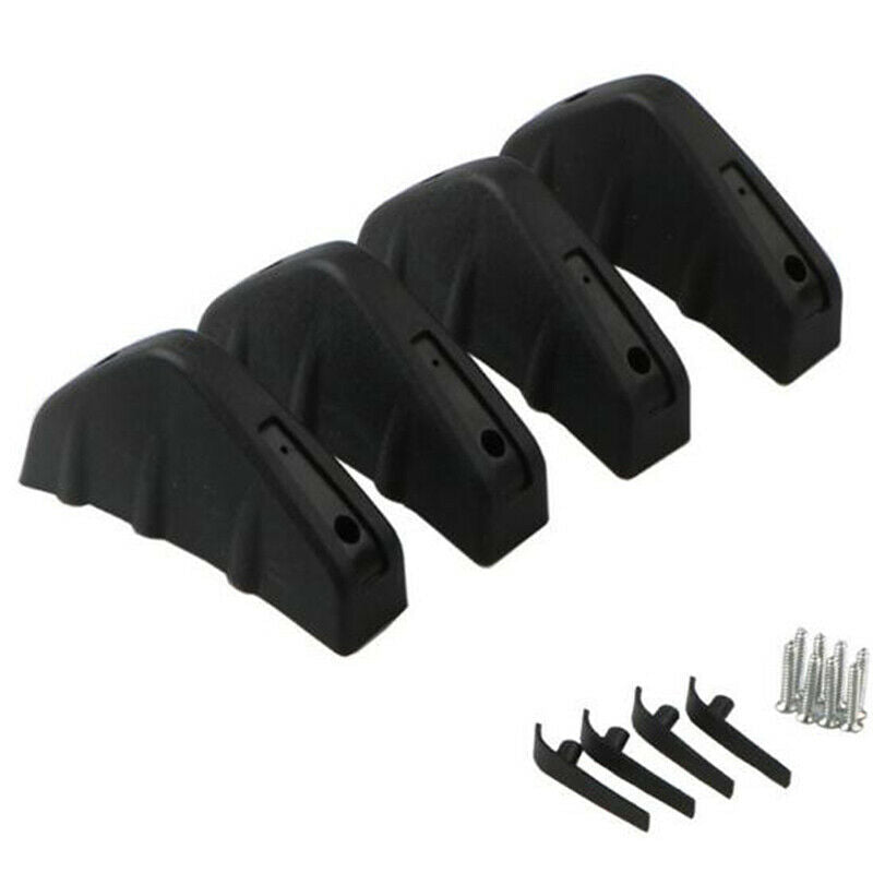 Universal Car Rear Bumper Lip Diffuser Shark Fin 3 Wing Spoiler Car Back Bum: Tt